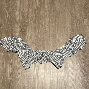 Cotton Candy LA Cropped Tie Front Top